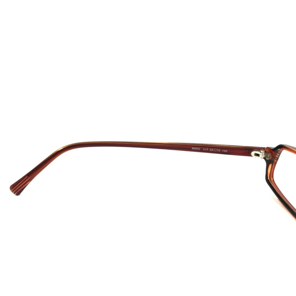 Jean Lafont Eyeglasses Frames MING 164 Brown Red Rectangle Full Rim 53-15-142